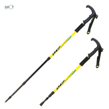 High Quality lightest folding trekking poles collapsible hiking stick